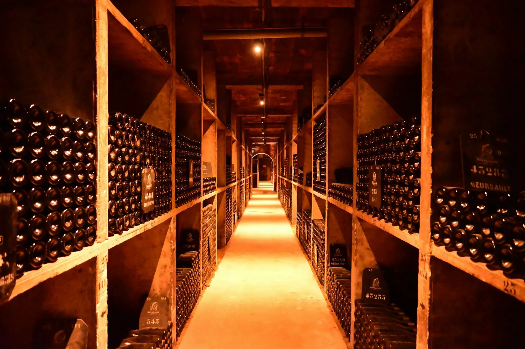Wine cellar corridor